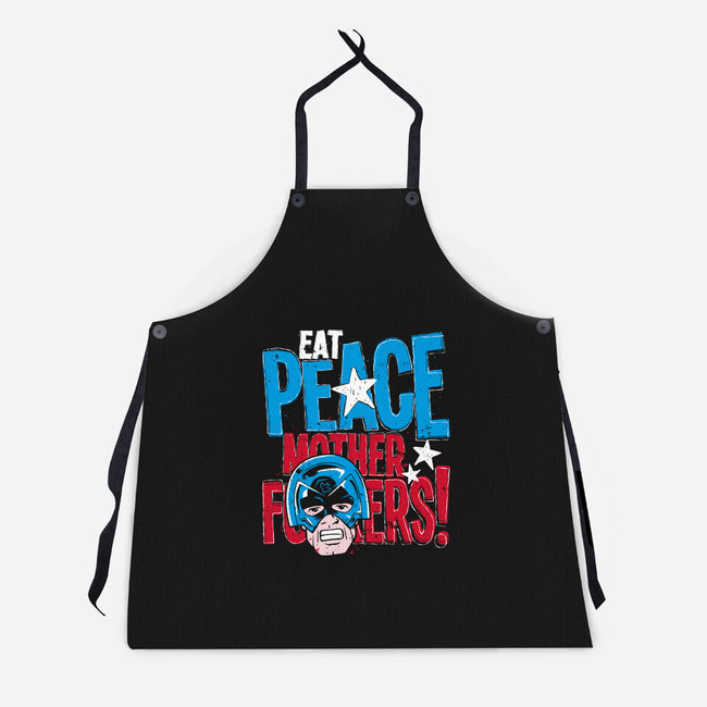 Eat Peace-Unisex-Kitchen-Apron-teesgeex