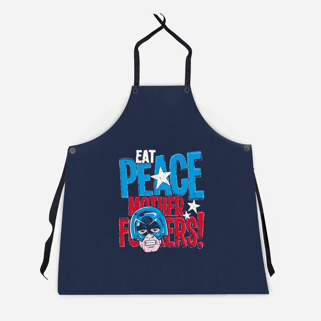 Eat Peace-Unisex-Kitchen-Apron-teesgeex