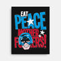 Eat Peace-None-Stretched-Canvas-teesgeex