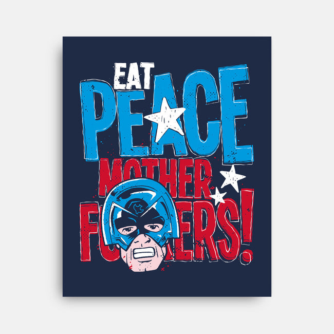 Eat Peace-None-Stretched-Canvas-teesgeex