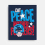 Eat Peace-None-Stretched-Canvas-teesgeex