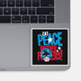 Eat Peace-None-Glossy-Sticker-teesgeex