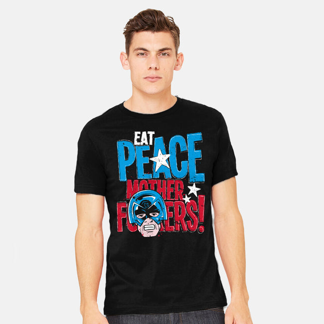 Eat Peace-Mens-Heavyweight-Tee-teesgeex