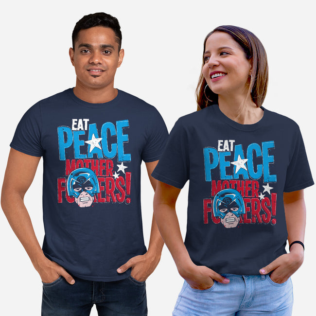 Eat Peace-Unisex-Basic-Tee-teesgeex