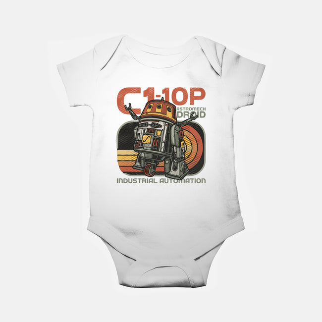 Industrial Automation-Baby-Basic-Onesie-glitchygorilla