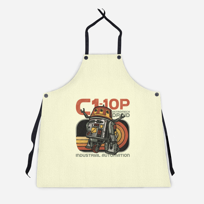 Industrial Automation-Unisex-Kitchen-Apron-glitchygorilla