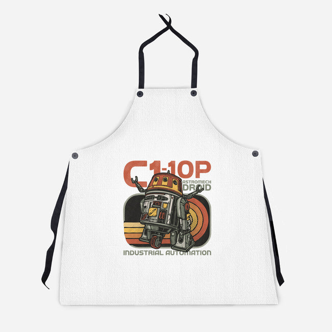 Industrial Automation-Unisex-Kitchen-Apron-glitchygorilla