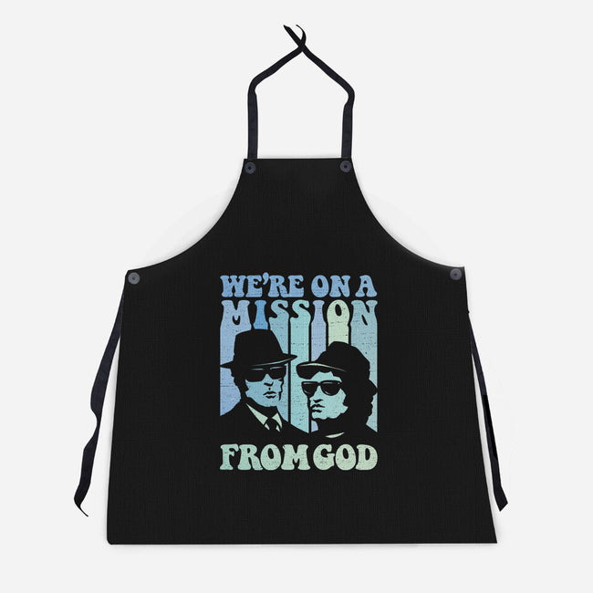 On A Mission From God-Unisex-Kitchen-Apron-kg07