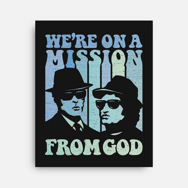 On A Mission From God-None-Stretched-Canvas-kg07