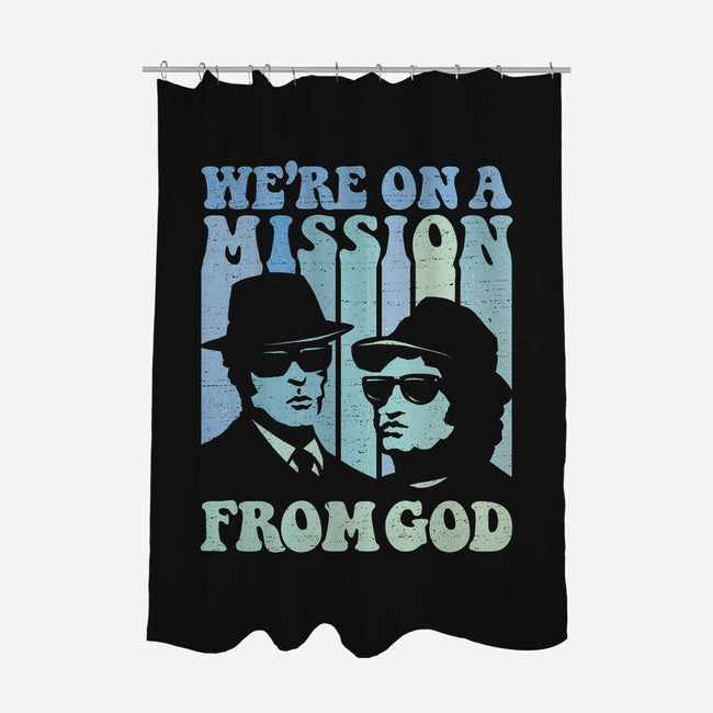 On A Mission From God-None-Polyester-Shower Curtain-kg07