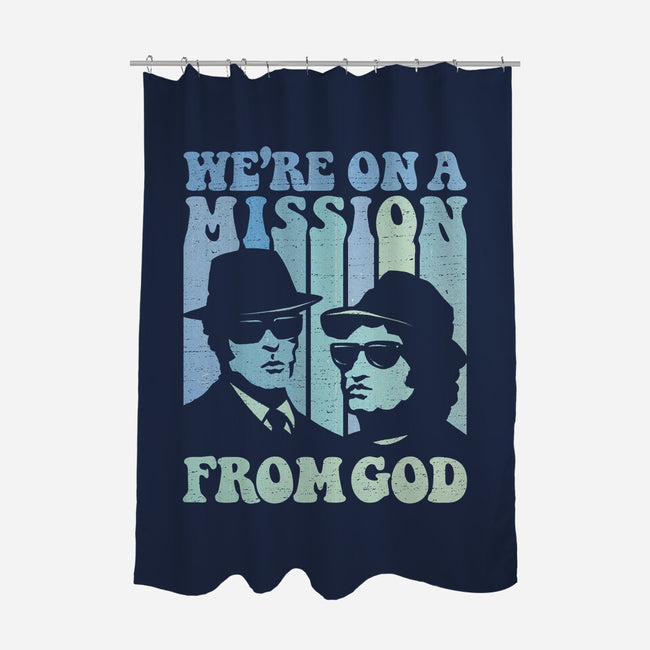 On A Mission From God-None-Polyester-Shower Curtain-kg07