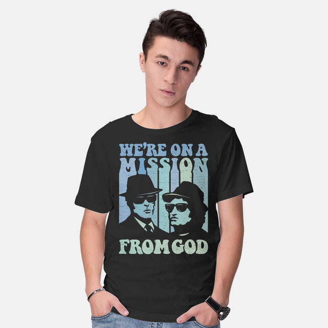 On A Mission From God-Mens-Basic-Tee-kg07