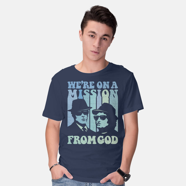 On A Mission From God-Mens-Basic-Tee-kg07