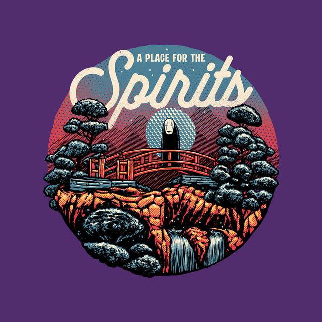 A Place For The Spirits-Womens-Fitted-Tee-glitchygorilla