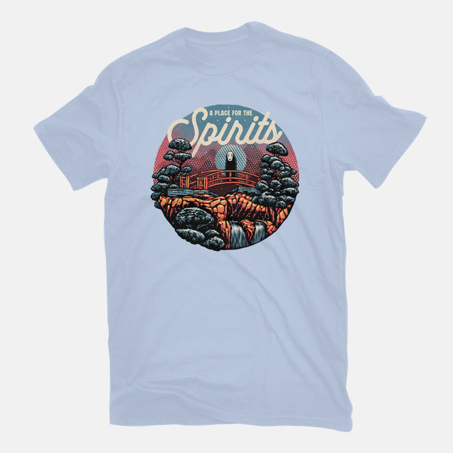 A Place For The Spirits-Womens-Fitted-Tee-glitchygorilla