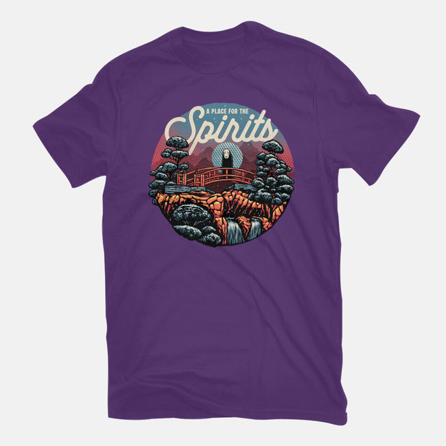 A Place For The Spirits-Womens-Fitted-Tee-glitchygorilla