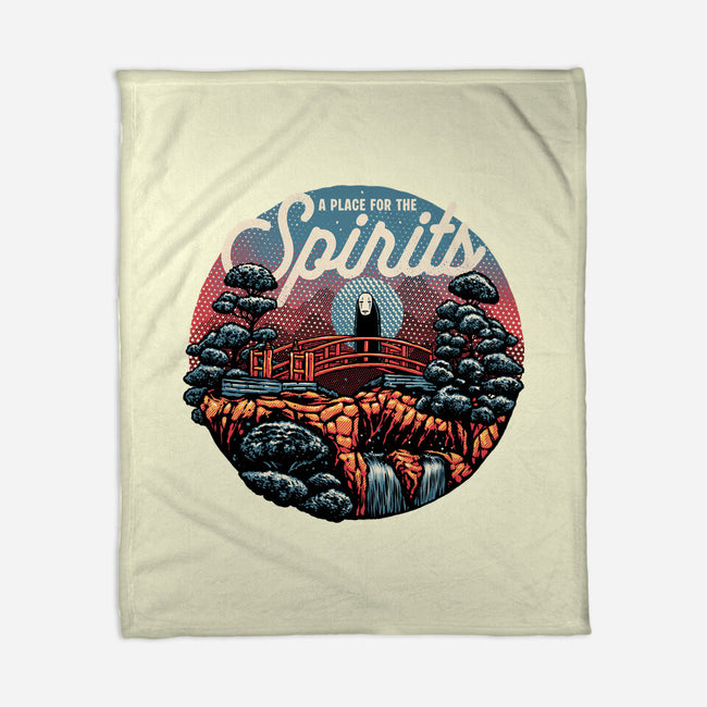 A Place For The Spirits-None-Fleece-Blanket-glitchygorilla