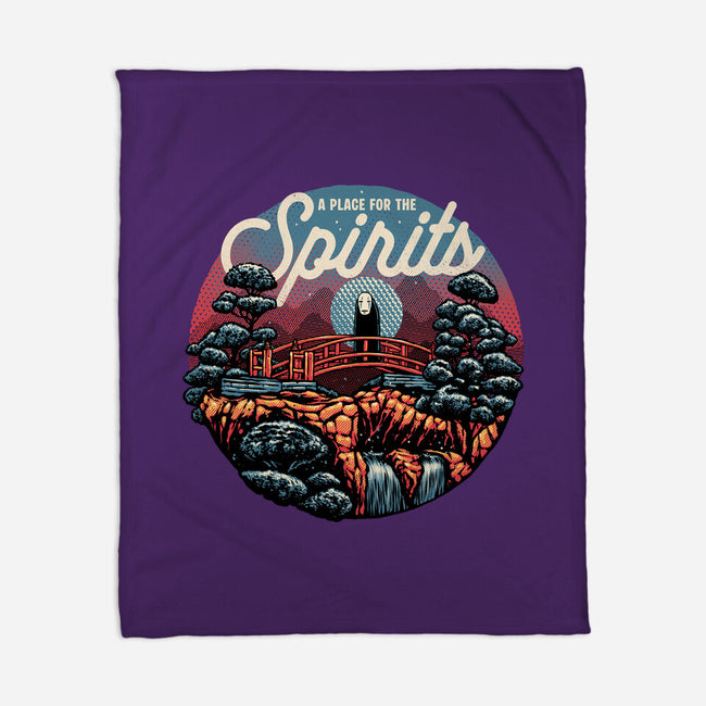 A Place For The Spirits-None-Fleece-Blanket-glitchygorilla