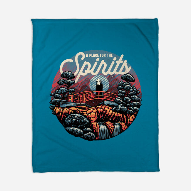 A Place For The Spirits-None-Fleece-Blanket-glitchygorilla