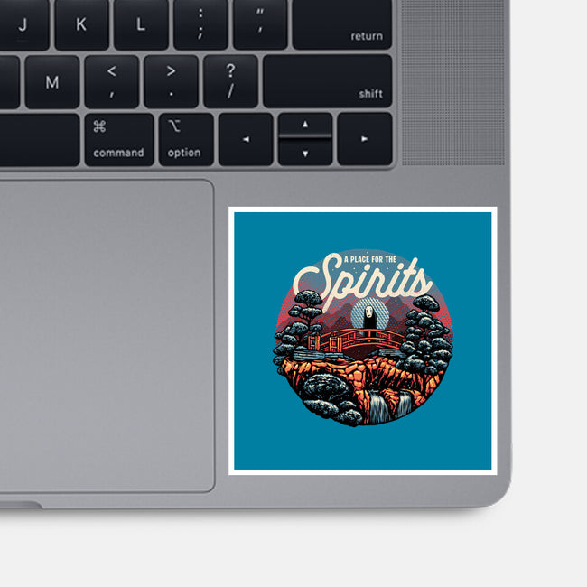 A Place For The Spirits-None-Glossy-Sticker-glitchygorilla