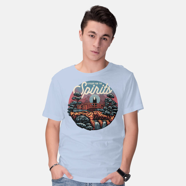 A Place For The Spirits-Mens-Basic-Tee-glitchygorilla