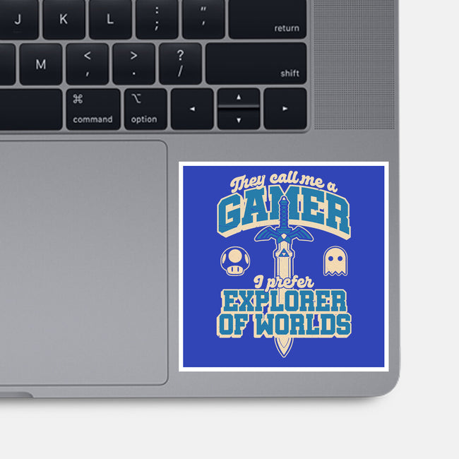 Gamer Sword Explorer-None-Glossy-Sticker-Studio Mootant