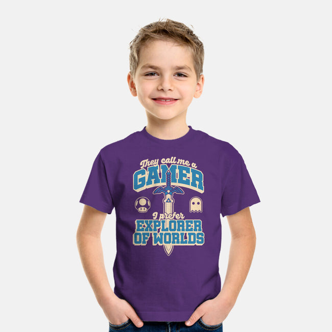 Gamer Sword Explorer-Youth-Basic-Tee-Studio Mootant