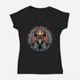 Vote For The Binks-Womens-V-Neck-Tee-glitchygorilla