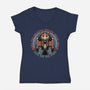 Vote For The Binks-Womens-V-Neck-Tee-glitchygorilla