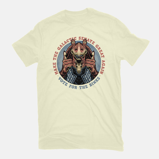 Vote For The Binks-Mens-Basic-Tee-glitchygorilla