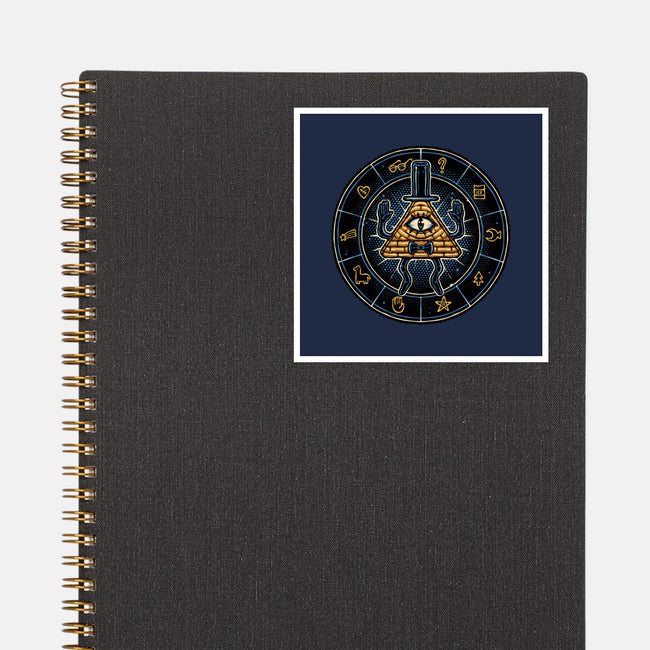 Master Of Secrets-None-Glossy-Sticker-glitchygorilla