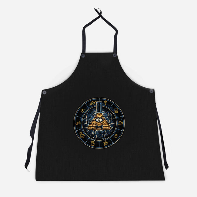 Master Of Secrets-Unisex-Kitchen-Apron-glitchygorilla