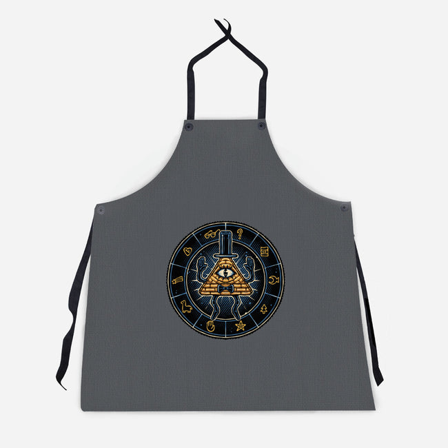 Master Of Secrets-Unisex-Kitchen-Apron-glitchygorilla