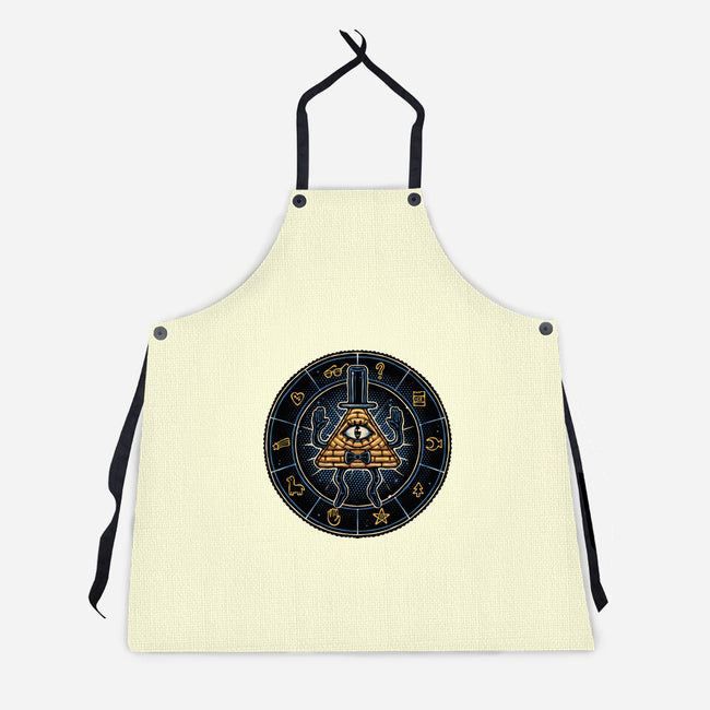Master Of Secrets-Unisex-Kitchen-Apron-glitchygorilla