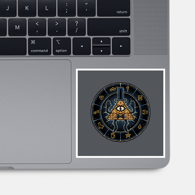 Master Of Secrets-None-Glossy-Sticker-glitchygorilla