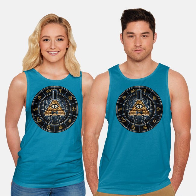 Master Of Secrets-Unisex-Basic-Tank-glitchygorilla