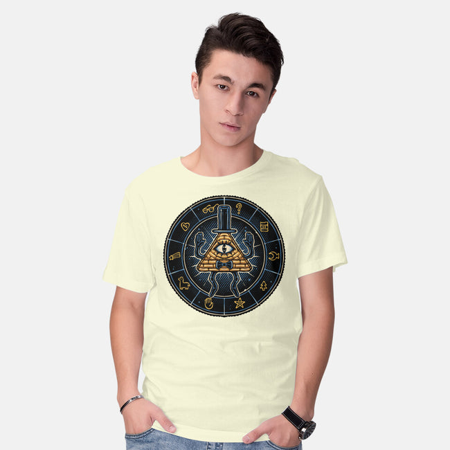 Master Of Secrets-Mens-Basic-Tee-glitchygorilla