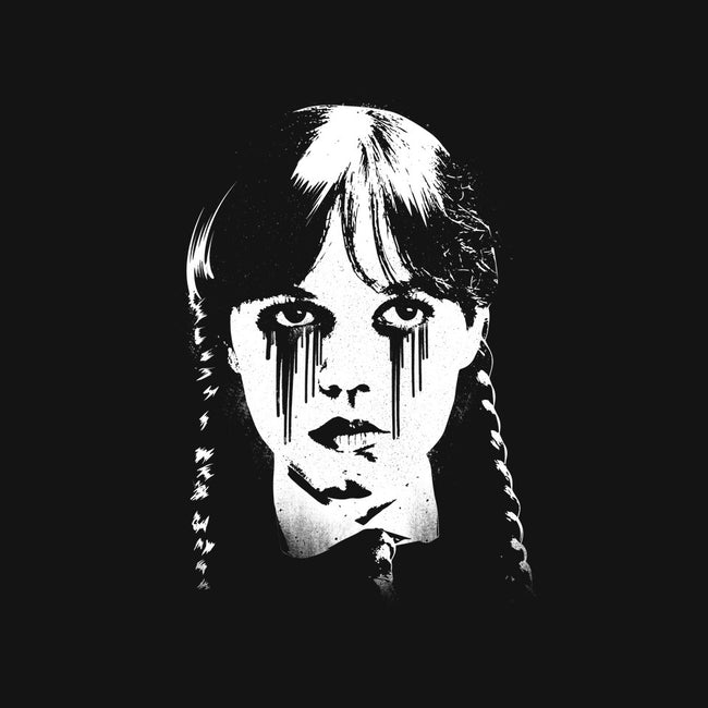 Wednesdays Tears-Womens-Fitted-Tee-rocketman_art