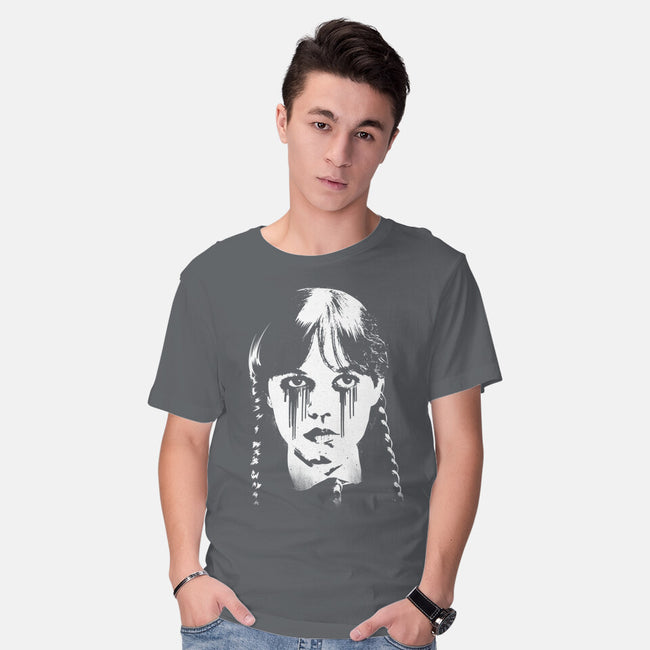 Wednesdays Tears-Mens-Basic-Tee-rocketman_art