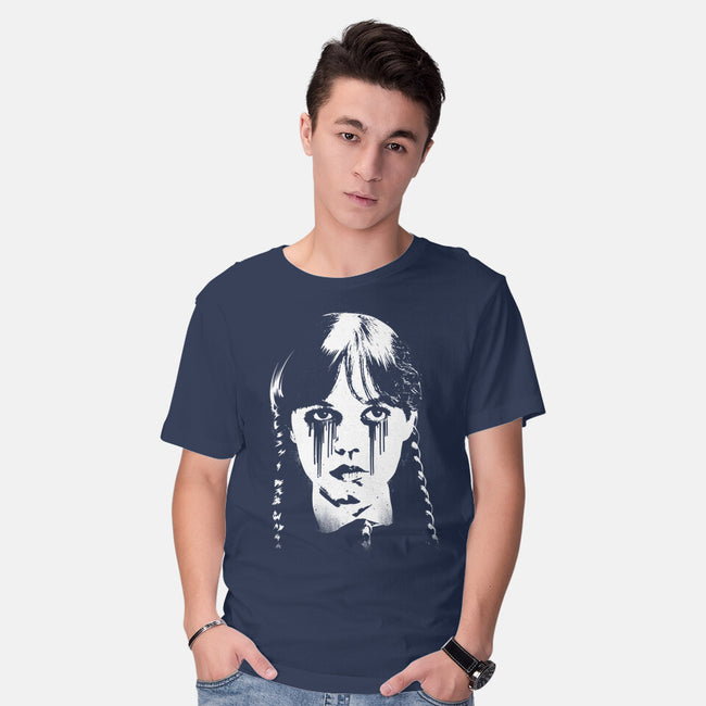 Wednesdays Tears-Mens-Basic-Tee-rocketman_art
