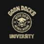 Goon Docks University-Unisex-Basic-Tee-retrodivision