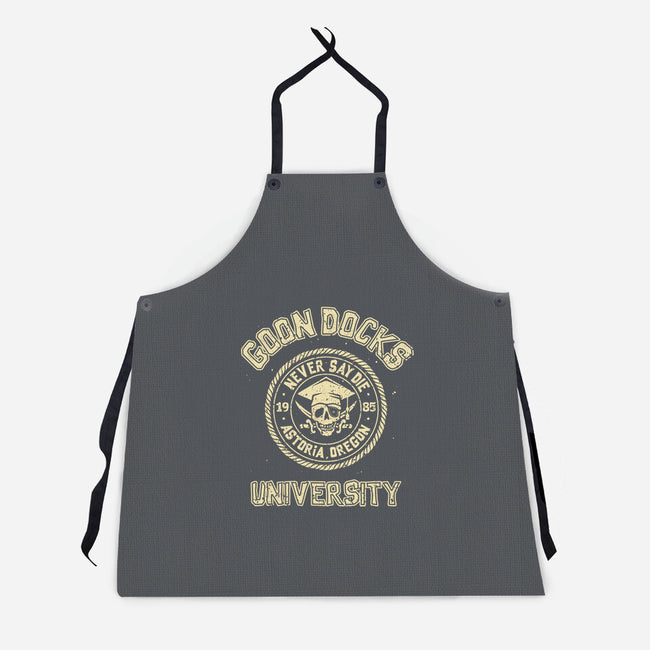 Goon Docks University-Unisex-Kitchen-Apron-retrodivision