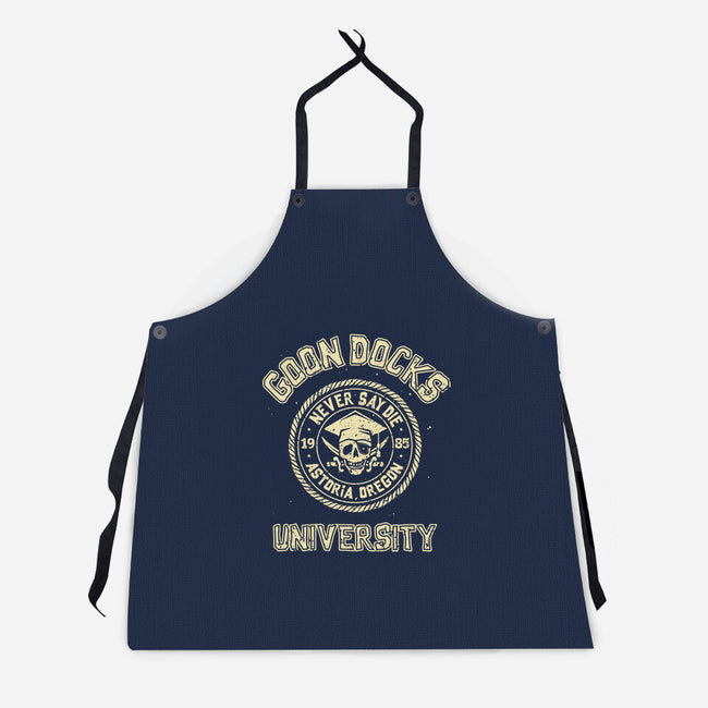 Goon Docks University-Unisex-Kitchen-Apron-retrodivision