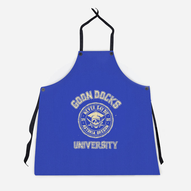 Goon Docks University-Unisex-Kitchen-Apron-retrodivision