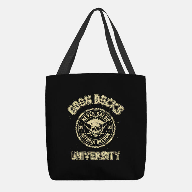Goon Docks University-None-Basic Tote-Bag-retrodivision