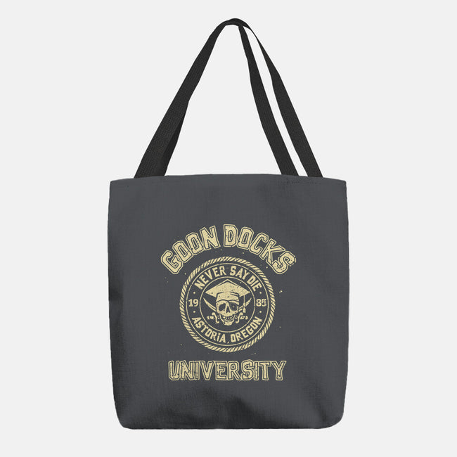 Goon Docks University-None-Basic Tote-Bag-retrodivision