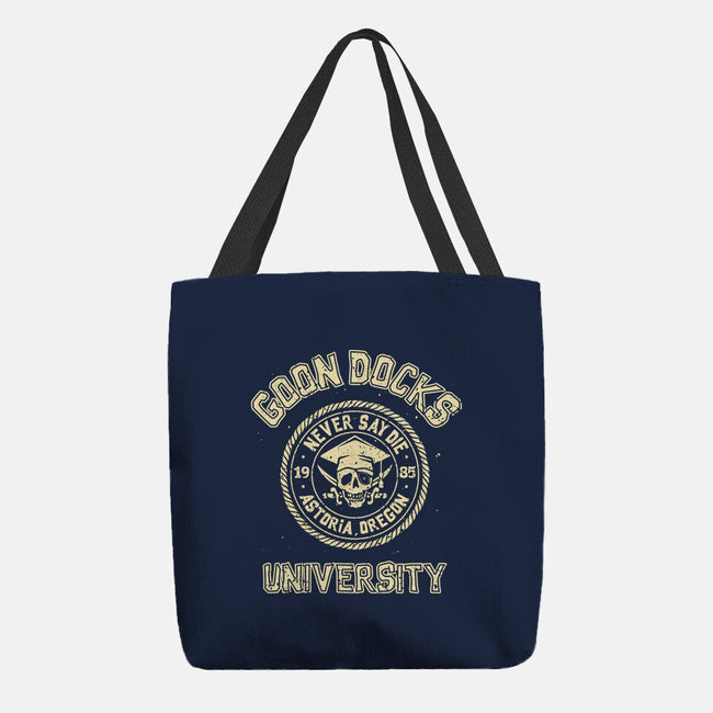Goon Docks University-None-Basic Tote-Bag-retrodivision