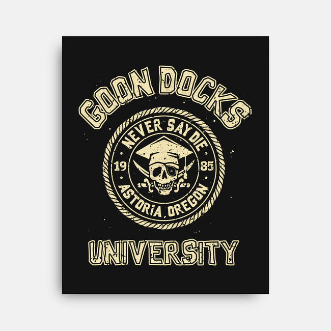 Goon Docks University-None-Stretched-Canvas-retrodivision