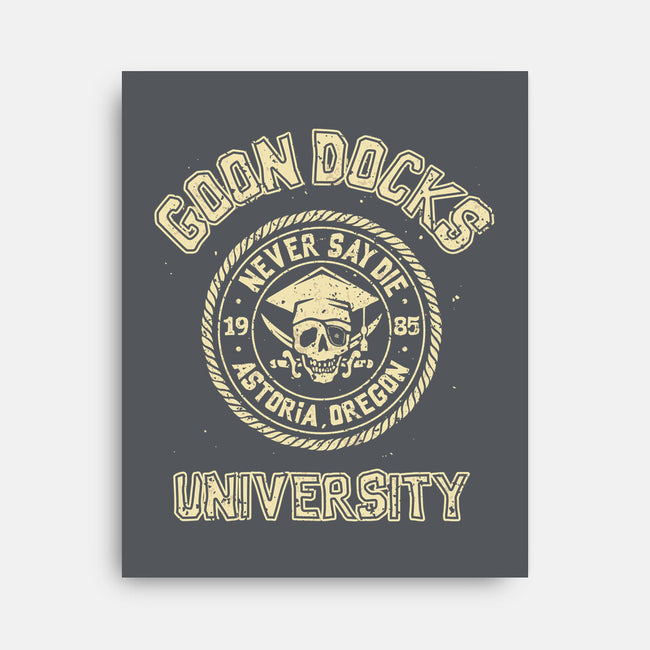 Goon Docks University-None-Stretched-Canvas-retrodivision
