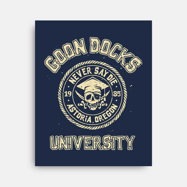 Goon Docks University-None-Stretched-Canvas-retrodivision